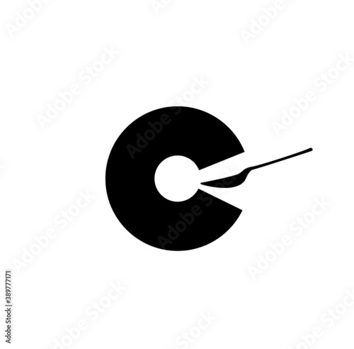 C letter with a tablespoon icon