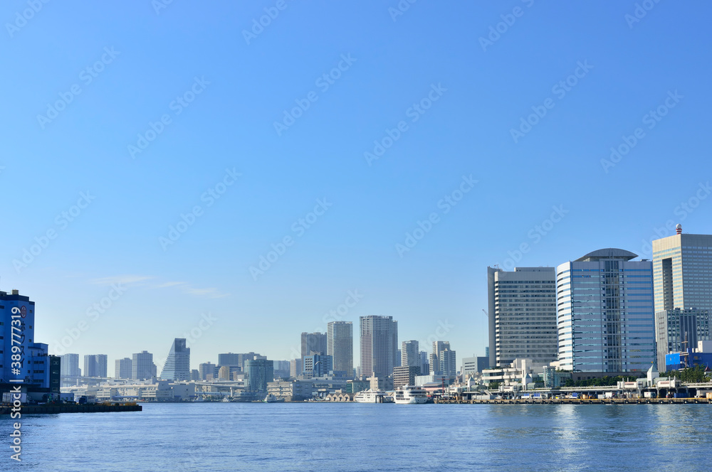 竹芝付近から東京湾の眺め