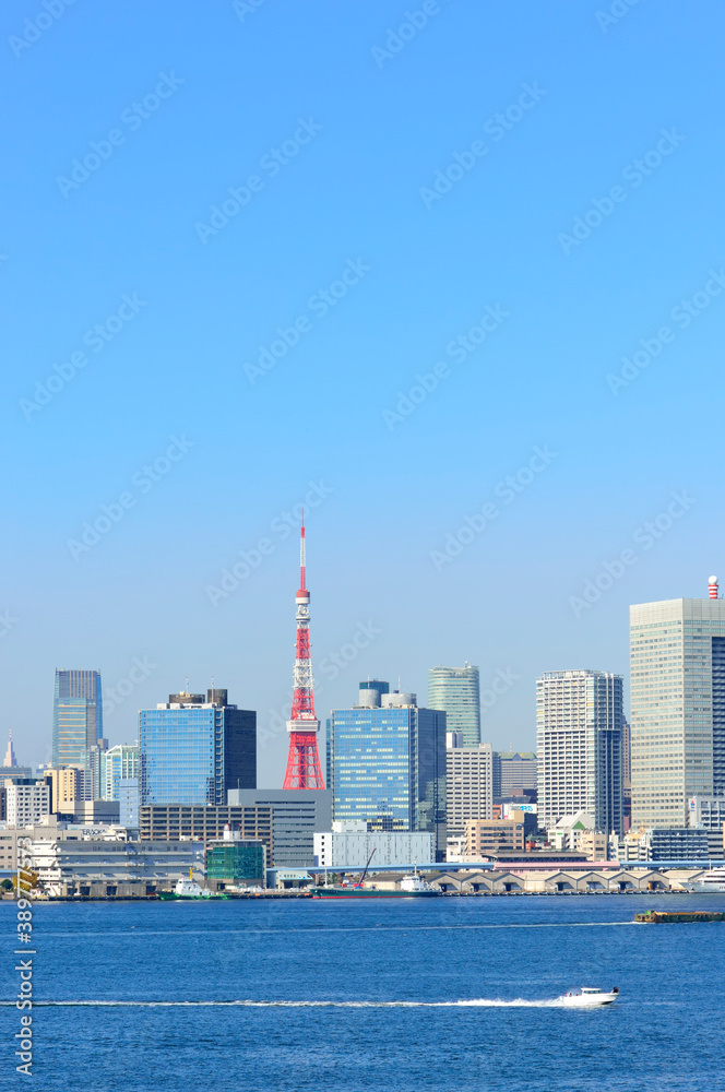 東京タワーと高層ビル