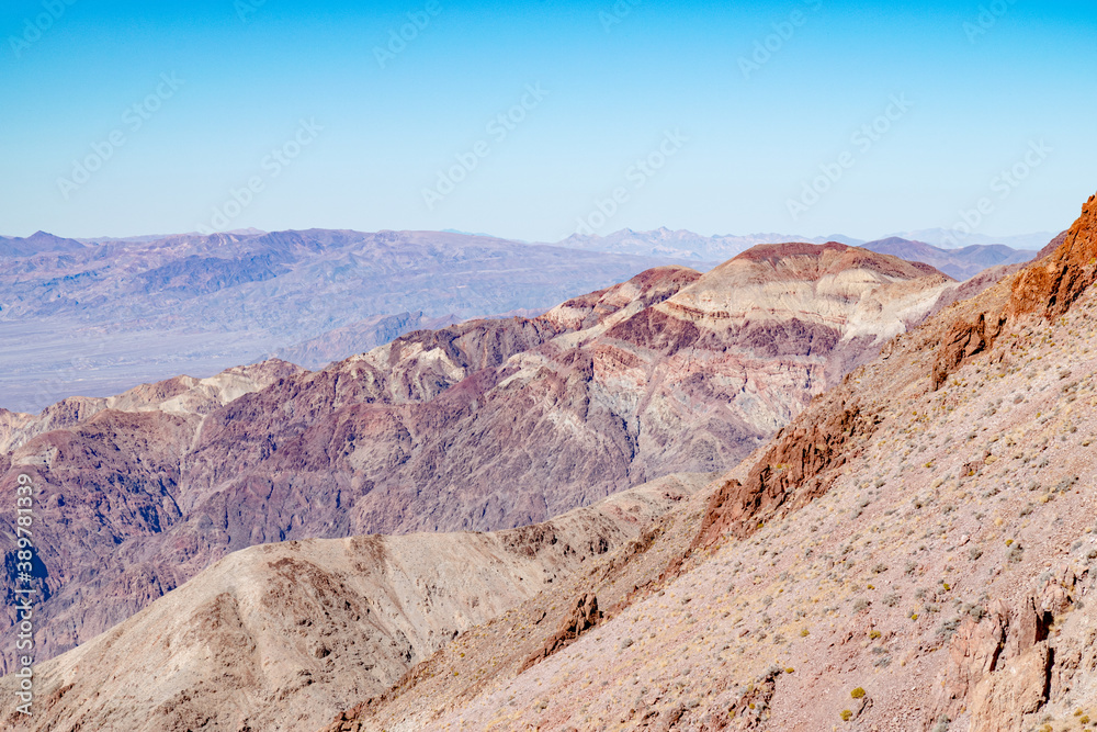 USA, CA, Death Valley National Park, October the 31 2020, scenic  view. Dante Peak.
