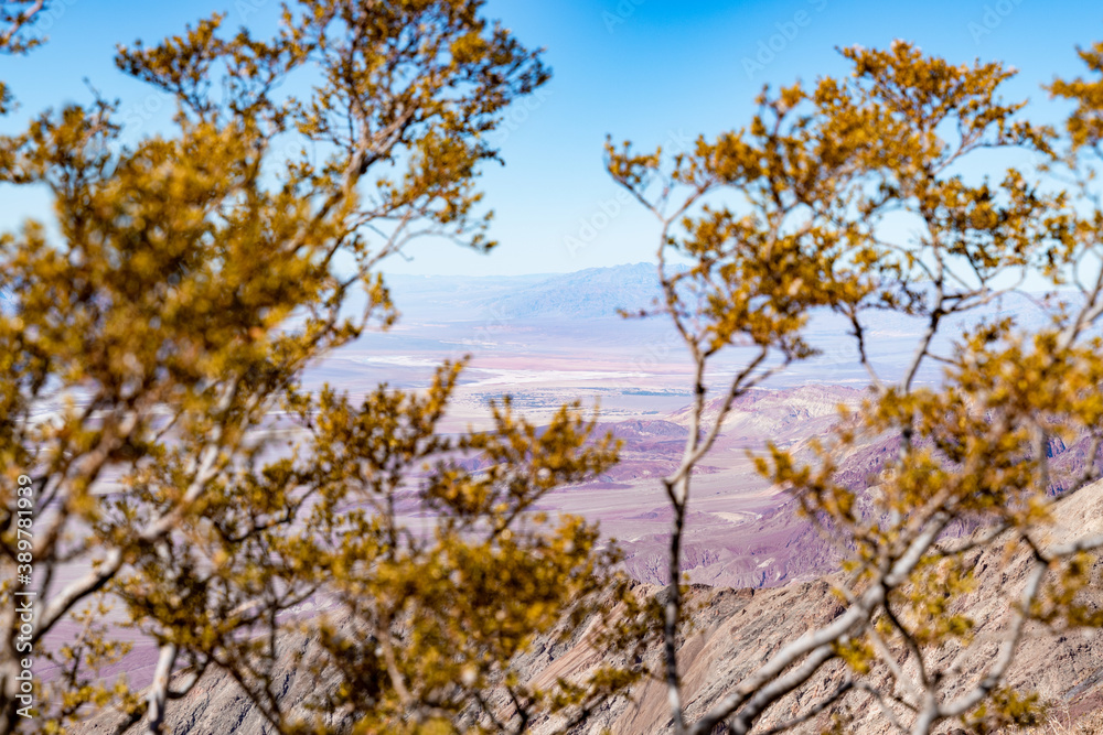 Obraz premium USA, CA, Death Valley National Park, October the 31 2020, scenic view.