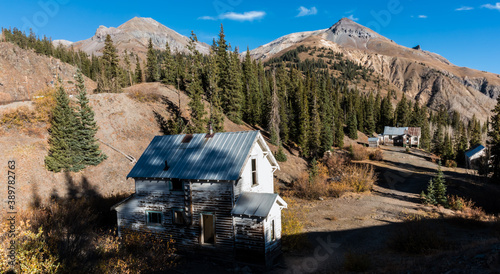 The Hammett's Hotel at The Old Idarado Mine, Red Mountain Town, Colorado, USAouse photo