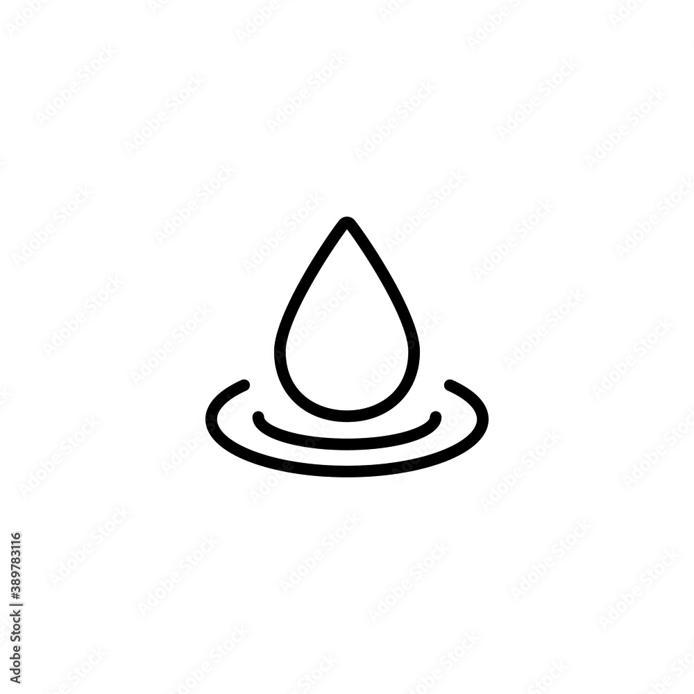 Pure Nature Icon in black line style icon, style isolated on white background Pure Nature Icon in black line style icon, style isolated on white background