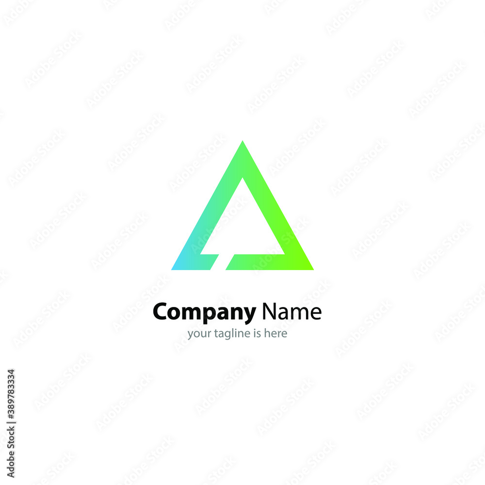 the simple modern logo of letter A with white background the simple modern logo of letter A with white background