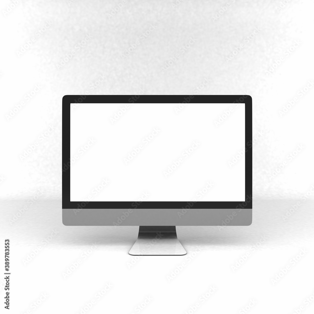 Fototapeta premium Computer monitor display with blank screen.