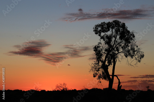 Outback sunset, Australia