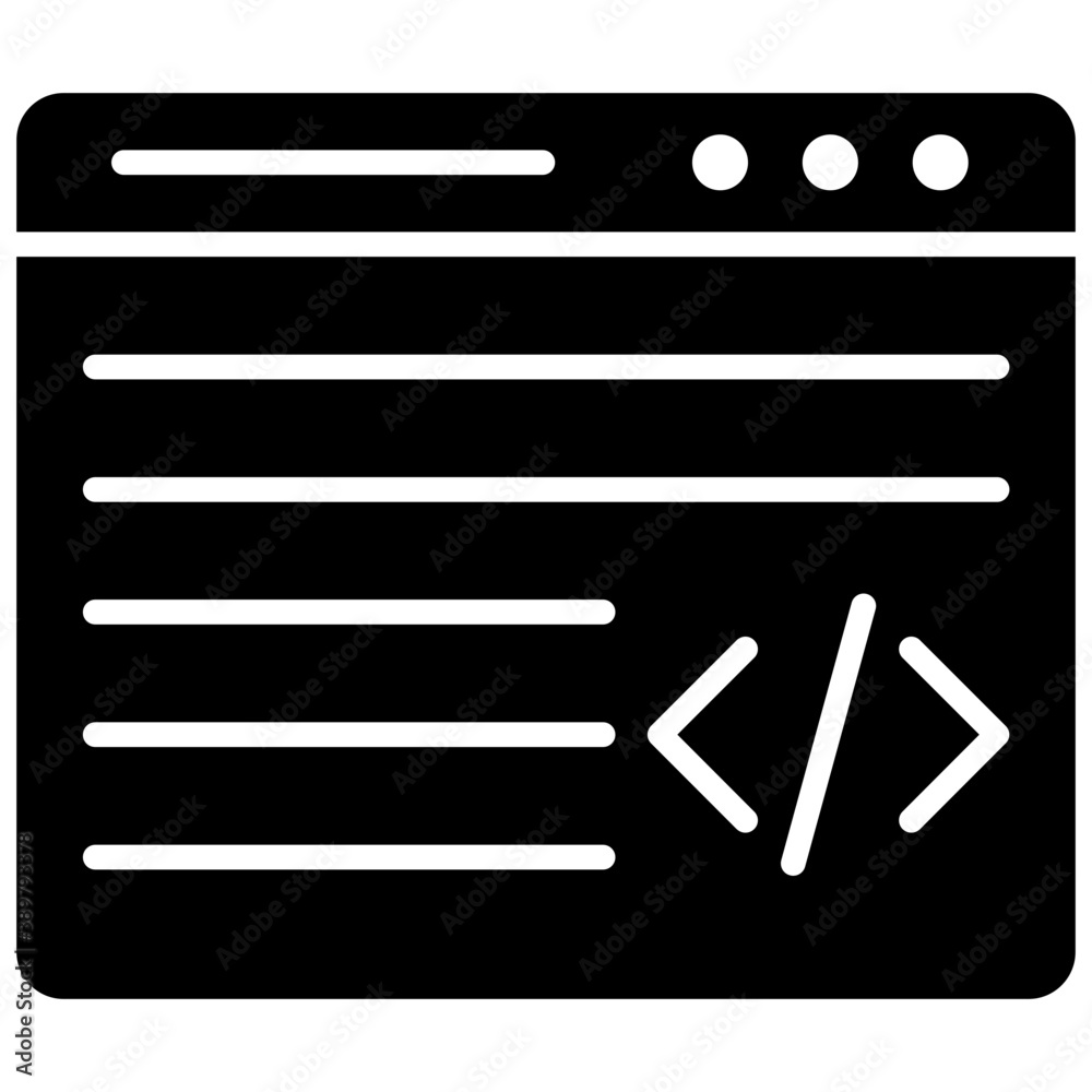 A html source code on laptop screen presenting web development concept
A html source code on laptop screen presenting web development concept