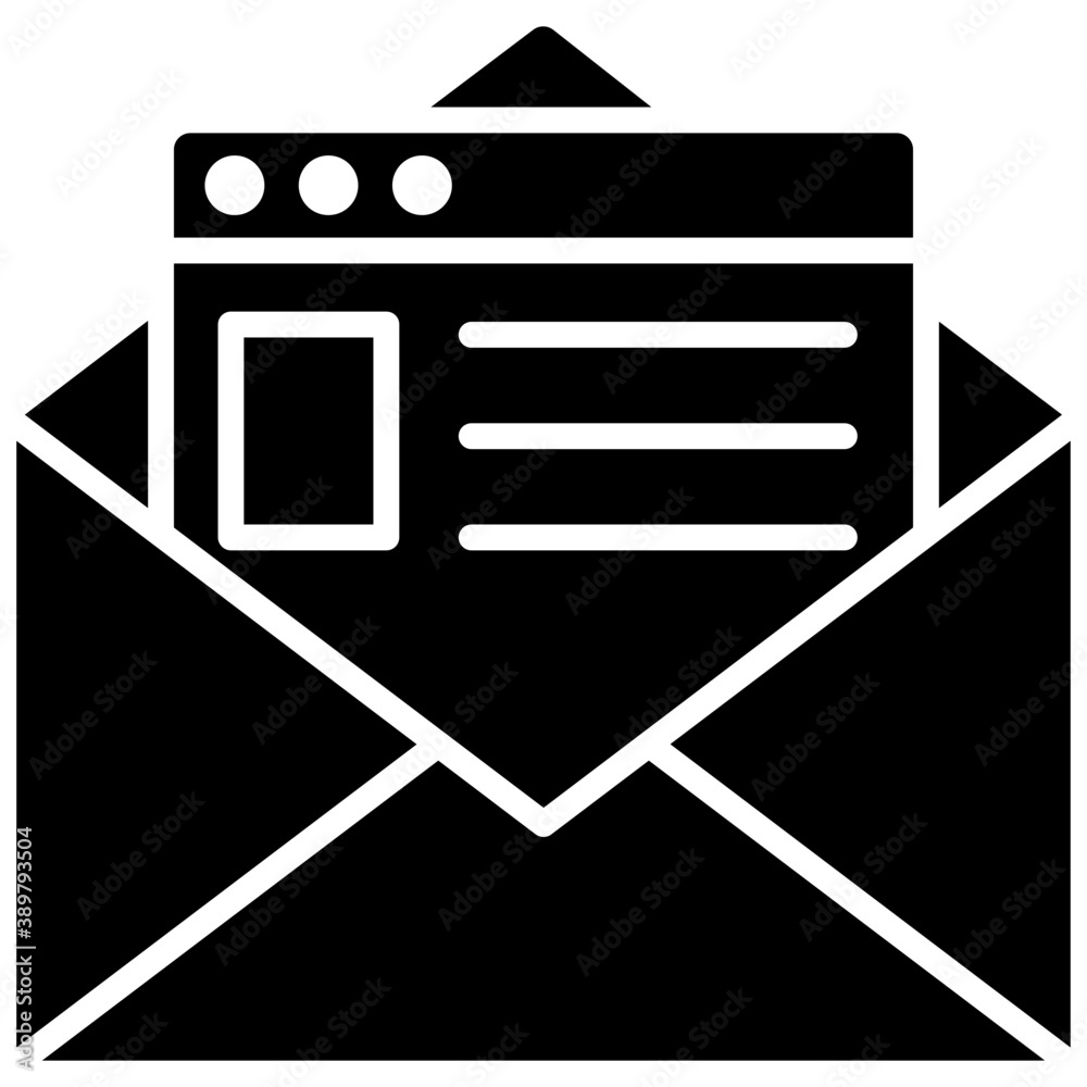 An envelope with ad paper representing email marketing
An envelope with ad paper representing email marketing