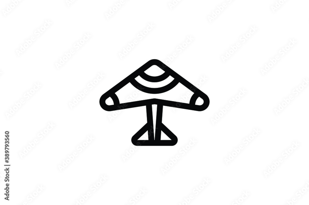 Transportation Outline Icon - Plane Transportation Outline Icon - Plane