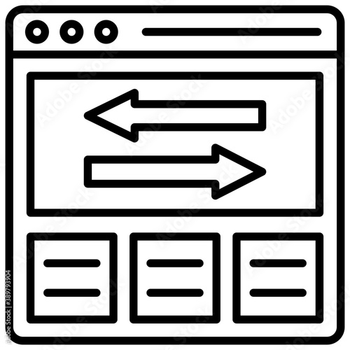 
Web traffic, the amount of data sent and received by visitors to website, incoming and outgoing traffic indicating 
