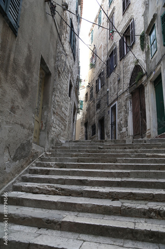 Ancient staircase in Marineo Konoba Sibenik Croatia photo