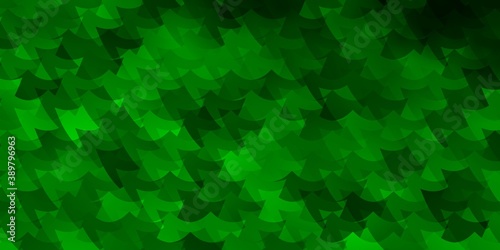 Light Green vector background in polygonal style.