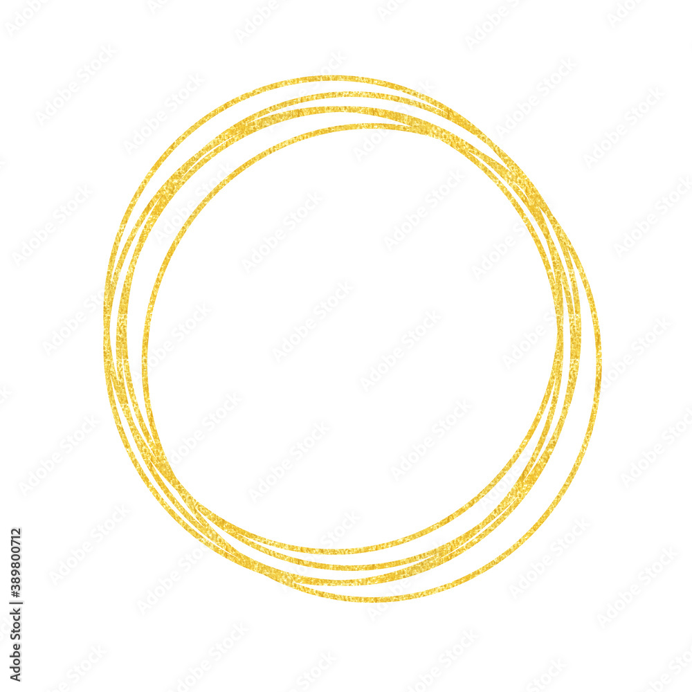 Watercolor pastels and circles, lines. Gold round contour frame. Illustration for greeting cards, logos. Watercolor pastels and circles, lines. Gold round contour frame. Illustration for greeting cards, logos.