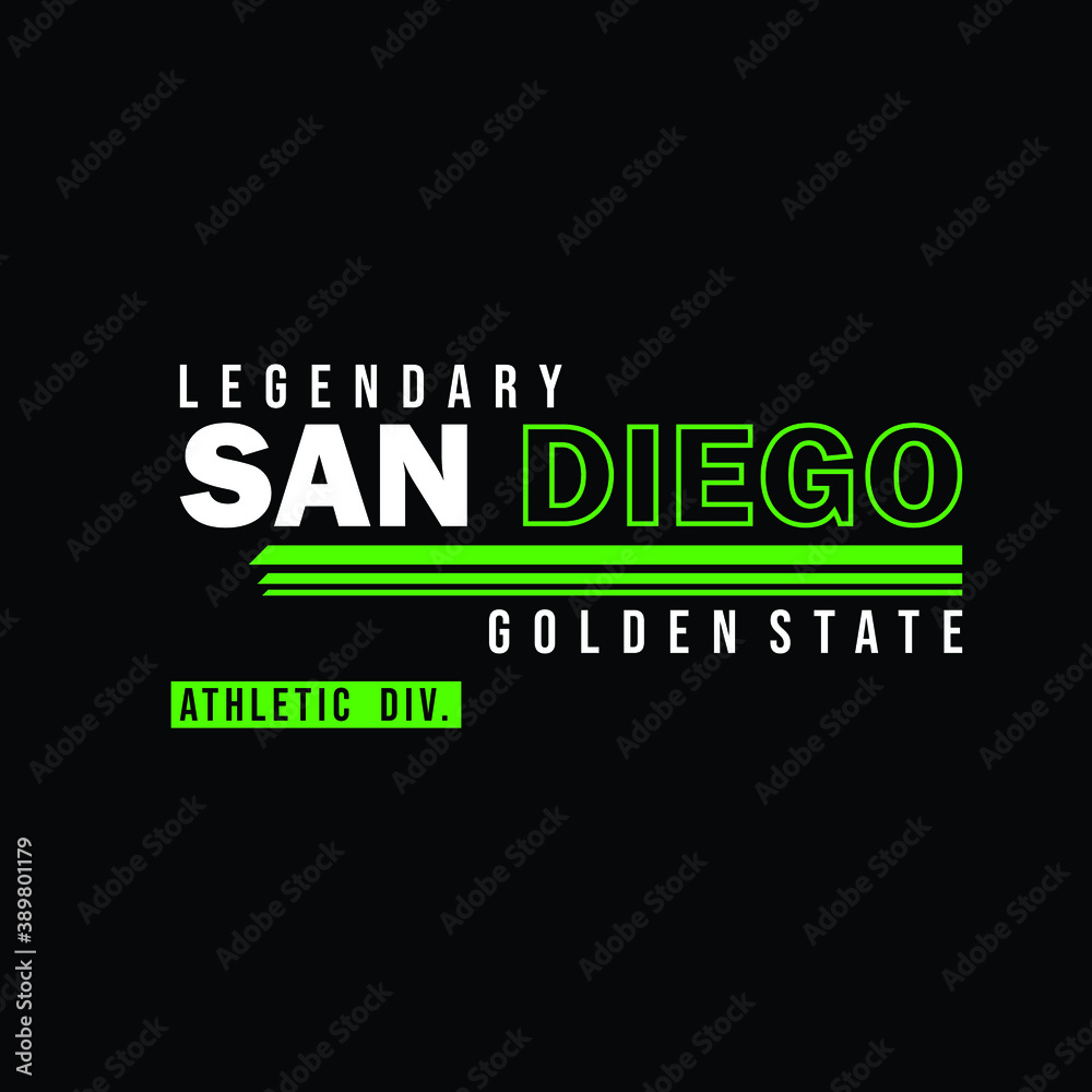 Fototapeta premium legendary san diego golden state