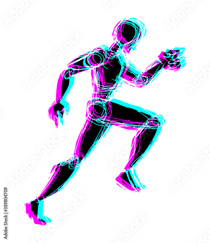 Running visual effect body © RATOCA