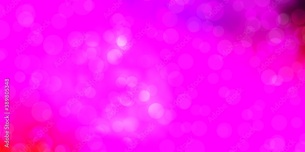 Dark Purple, Pink vector backdrop with circles. Dark Purple, Pink vector backdrop with circles.