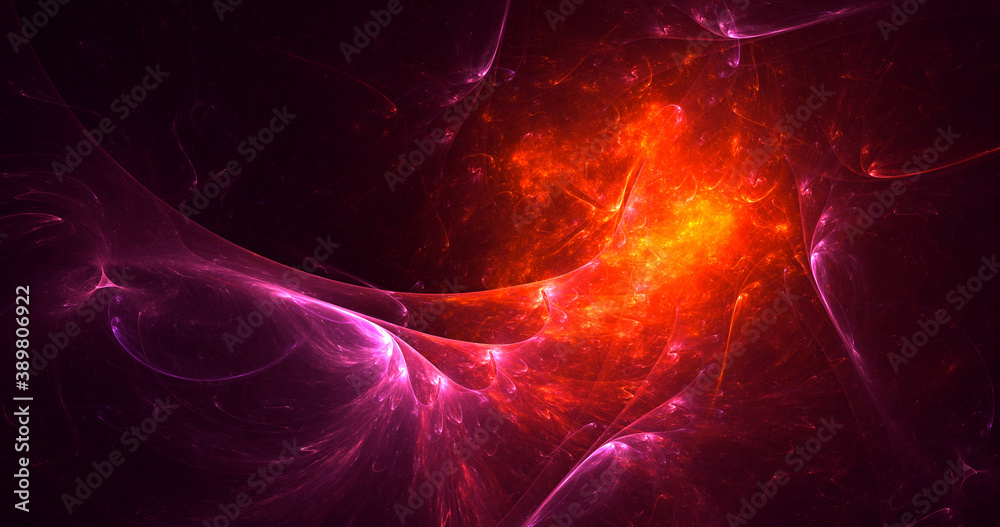 3D rendering abstract multicolor fractal light background 3D rendering abstract multicolor fractal light background