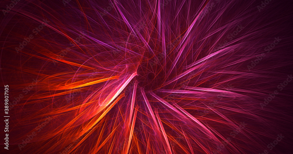 3D rendering abstract round light background 3D rendering abstract round light background