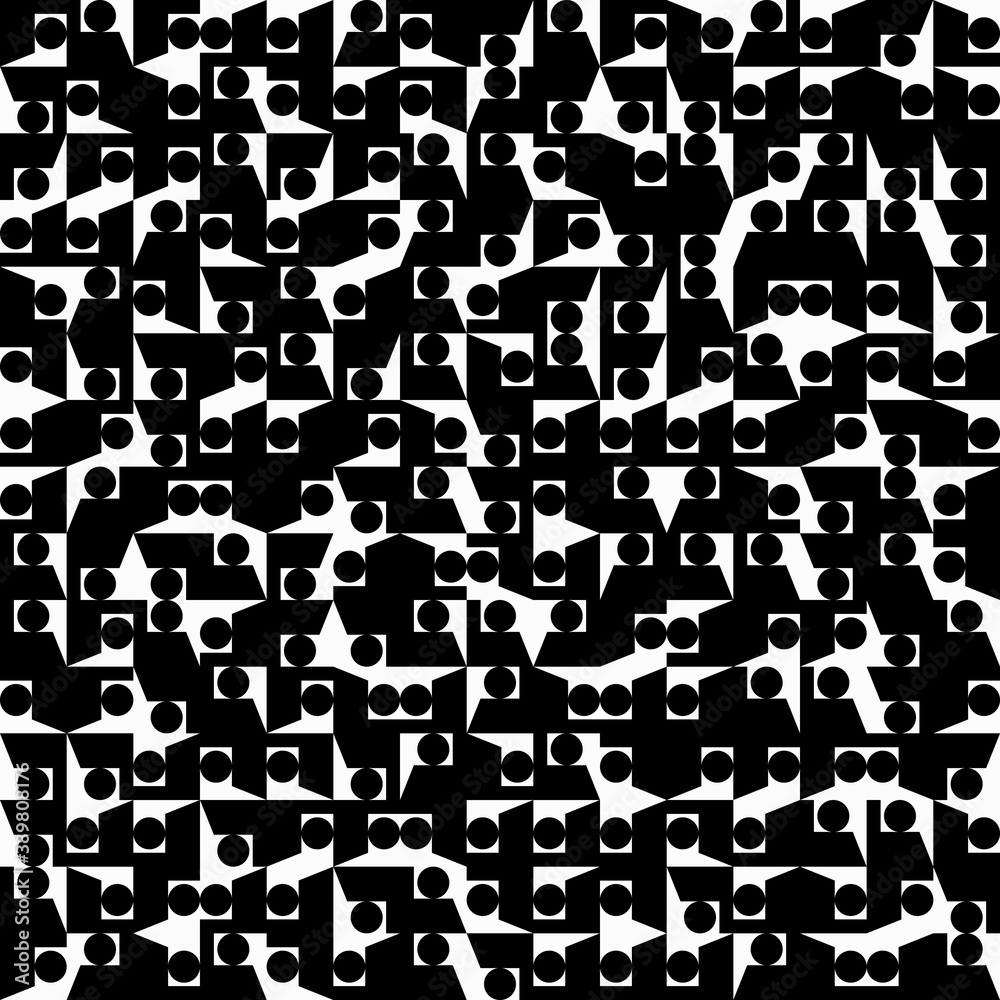 Black And White Abstract Vector Pattern Design Black And White Abstract Vector Pattern Design