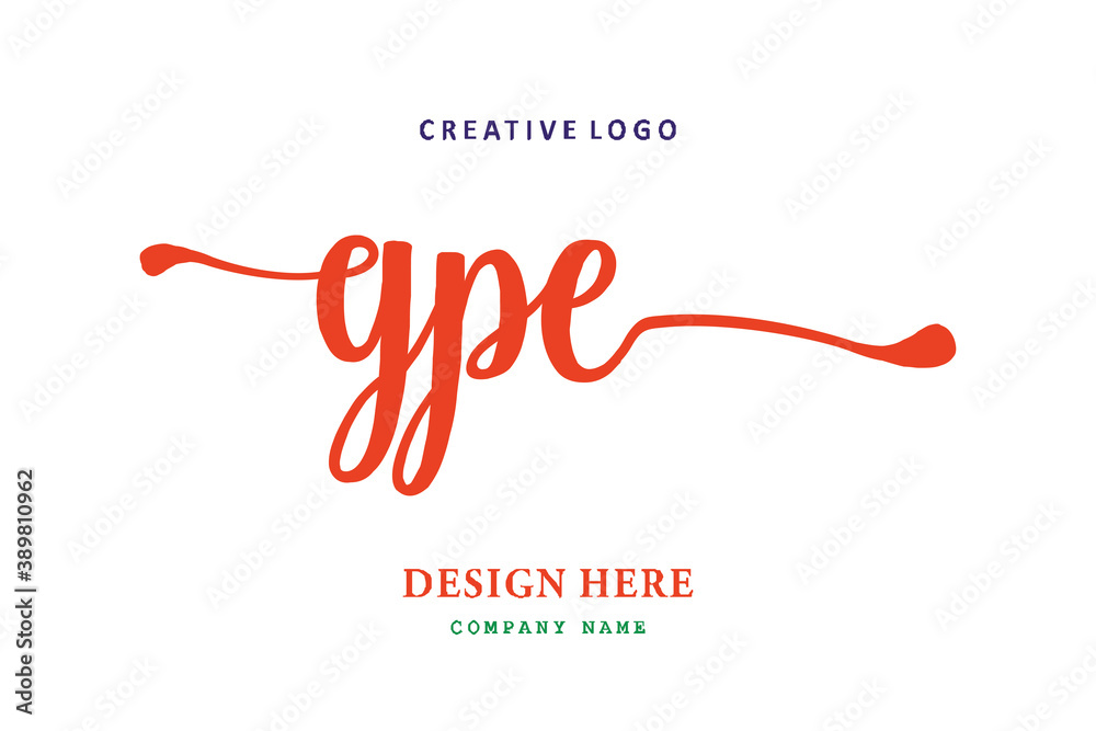 GPE lettering logo is simple, easy to understand and authoritative GPE lettering logo is simple, easy to understand and authoritative