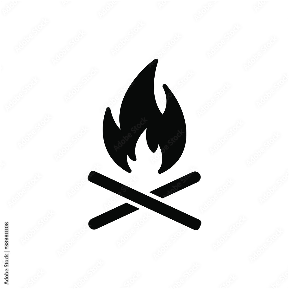 Fire flame icon vector illustration design template Fire flame icon vector illustration design template