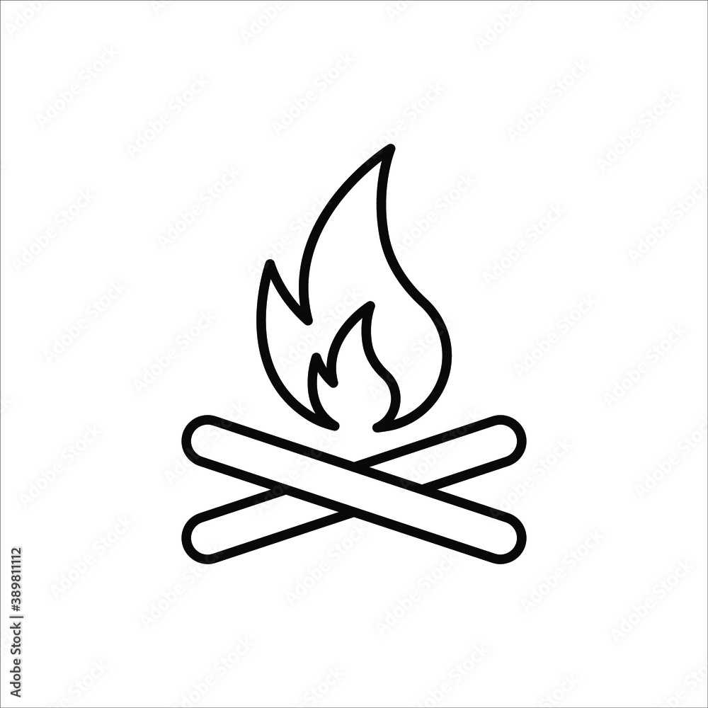 Fire flame icon vector illustration design template Fire flame icon vector illustration design template