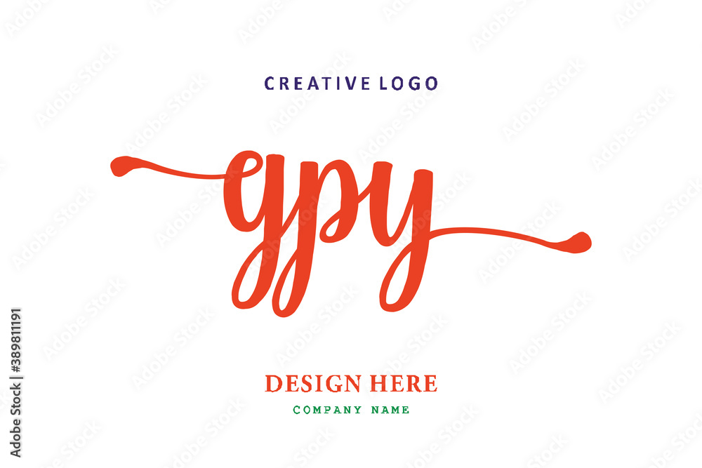 GPY lettering logo is simple, easy to understand and authoritative GPY lettering logo is simple, easy to understand and authoritative