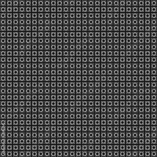 Abstract Cross Pattern Dots generative computational art illustration