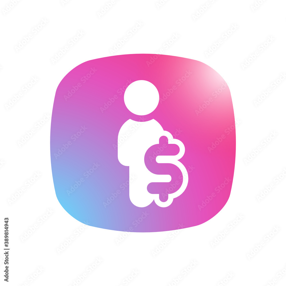 Business Money - Mobile App Icon Business Money - Mobile App Icon