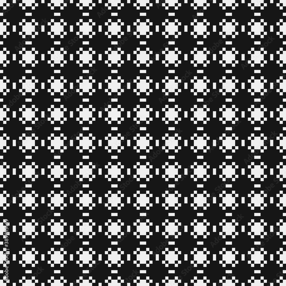 Abstract Cross Pattern Dots Logo generative computational art illustration