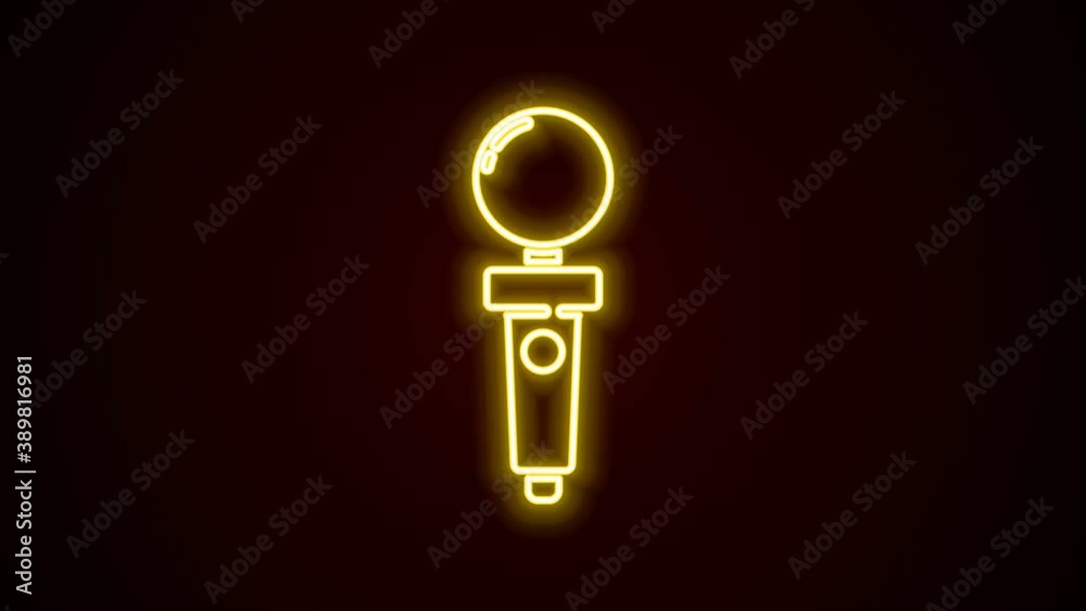 Glowing neon line Joystick for arcade machine icon isolated on black background. Joystick gamepad. 4K Video motion graphic animation Glowing neon line Joystick for arcade machine icon isolated on black background. Joystick gamepad. 4K Video motion graphic animation