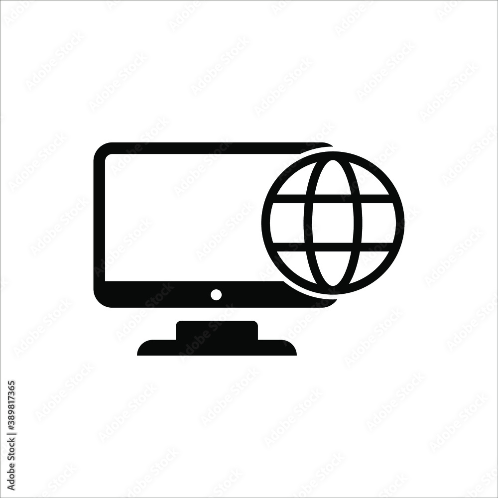 Laptop with pointer or cursor icon isolated. vector eps 10 Laptop with pointer or cursor icon isolated. vector eps 10