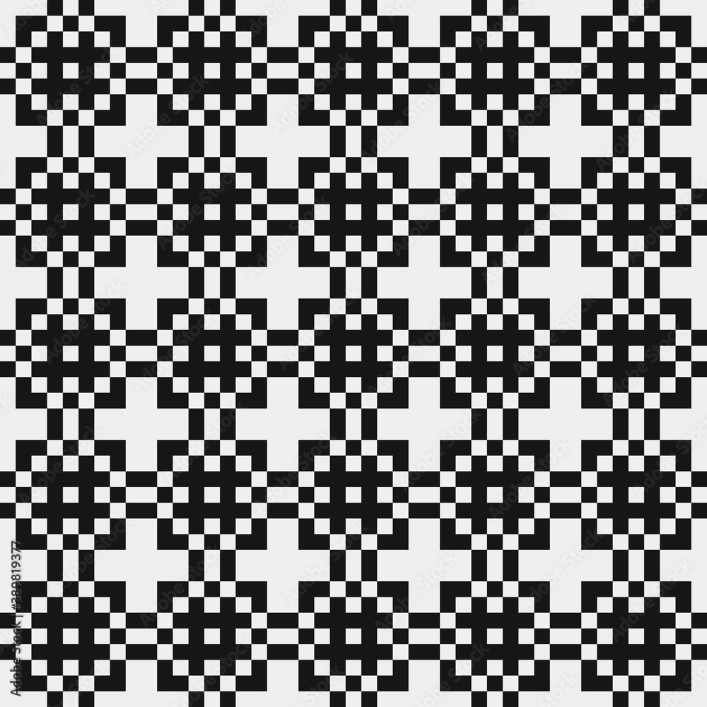 Abstract Cross Pattern Dots Logo generative computational art illustration