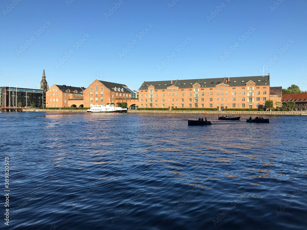 view of the sea in Copenhagen, Denmark.