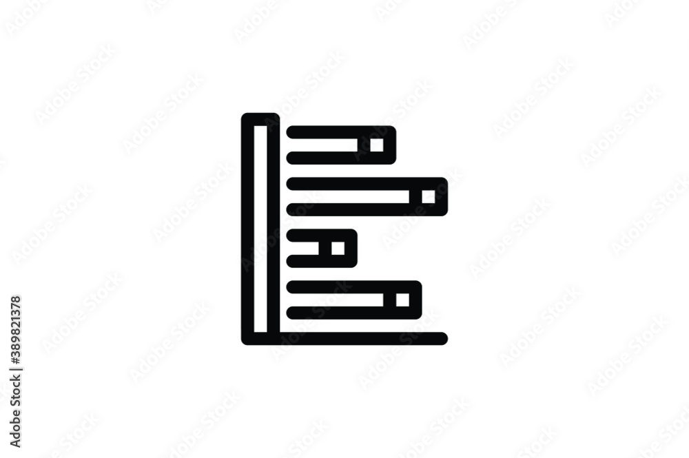Infographic Outline Icon - Graph Infographic Outline Icon - Graph