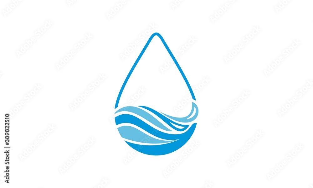 Water drop illustration vector icon Water drop illustration vector icon