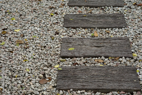 Photography walkway in the stone garden