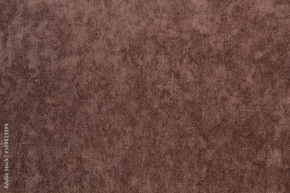 Velour fabric brown background texture.
Textile brown top view Velour fabric brown background texture.
Textile brown top view