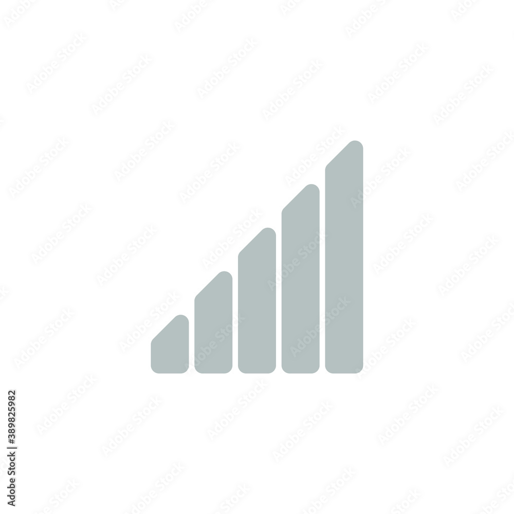 Signal icon. connection sign. mobile interface icons. vector illustration