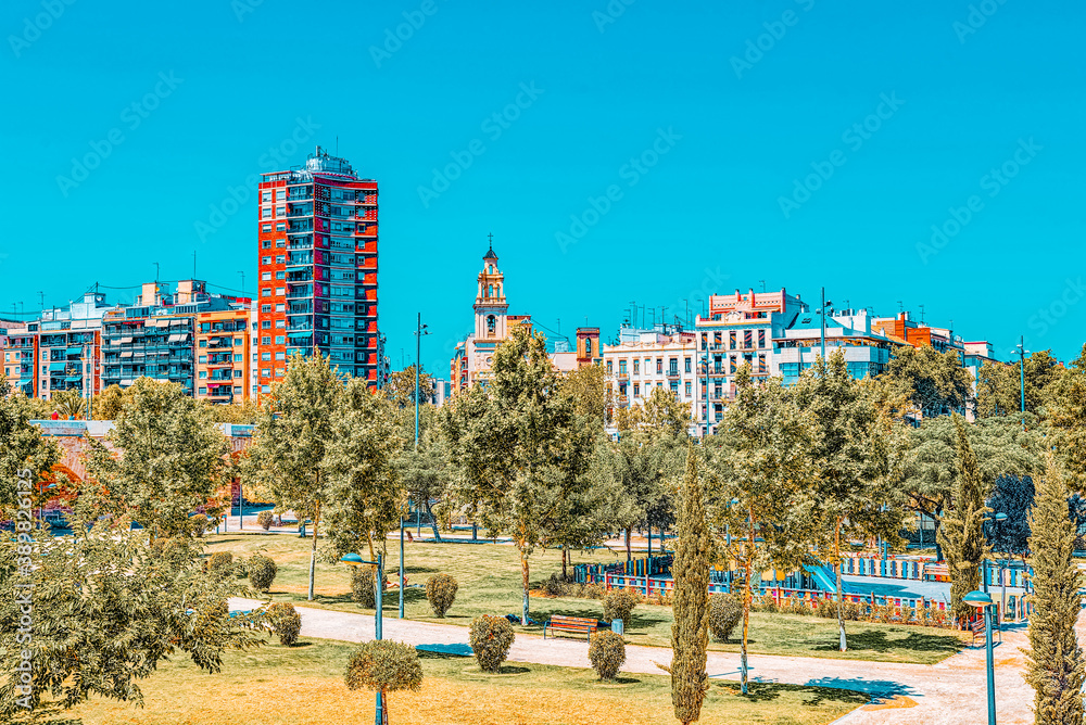 Urban views of Valencia, is the capital of the community of Vale