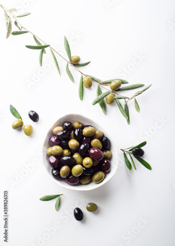 olives and olive branch