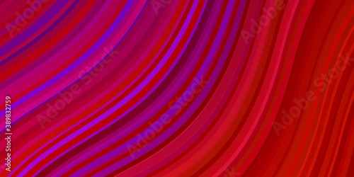 Dark Pink  Red vector background with lines.