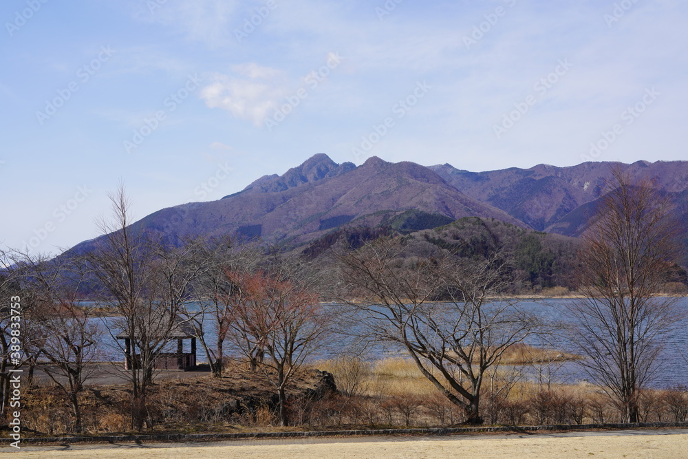 Fototapeta premium 河口湖界隈の風景
