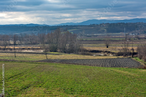 Jadar river valley in Serbia