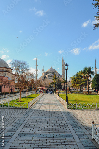 Beautiful Blue Mosque of Turkey. Istanbul