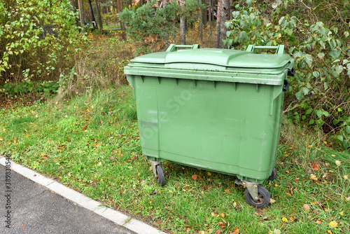 Large garbage container