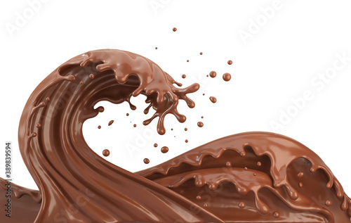 Chocolate splash background