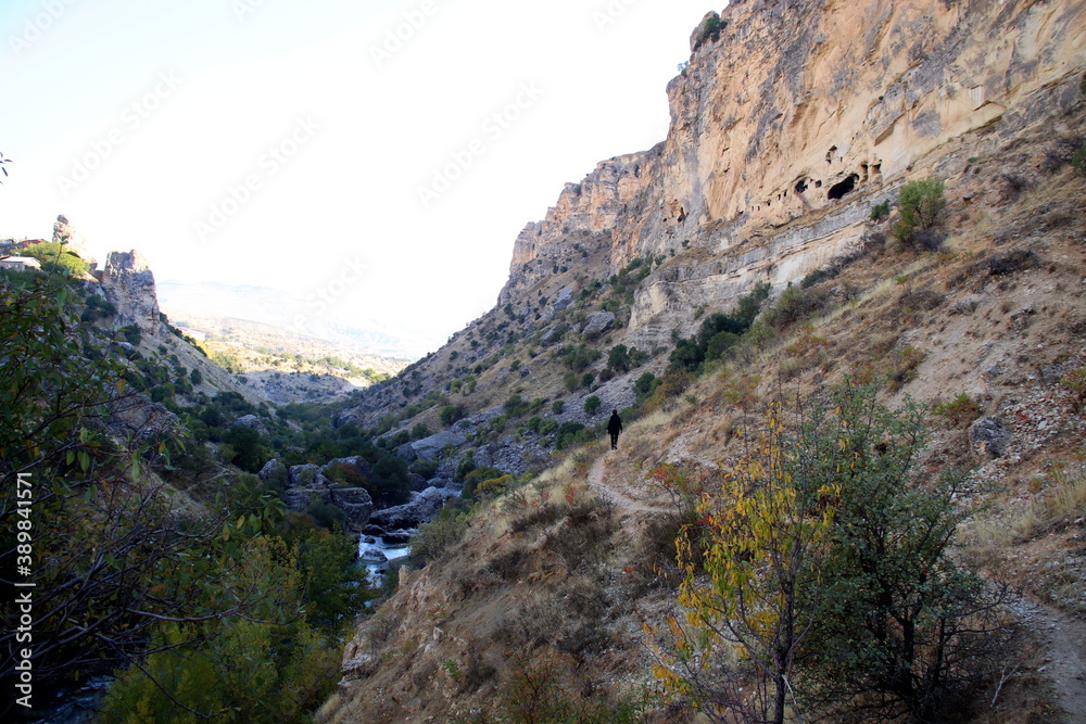 

Turkey Country, Tunceli Province, mountain landscape in autumn
indelikleri cave location