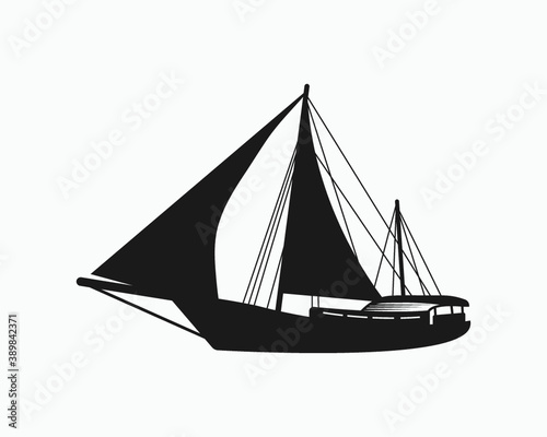 Tall Ships Boats Sign Symbol Icon Vector Illustration, Tall Ships Race Printable Vector Illustration