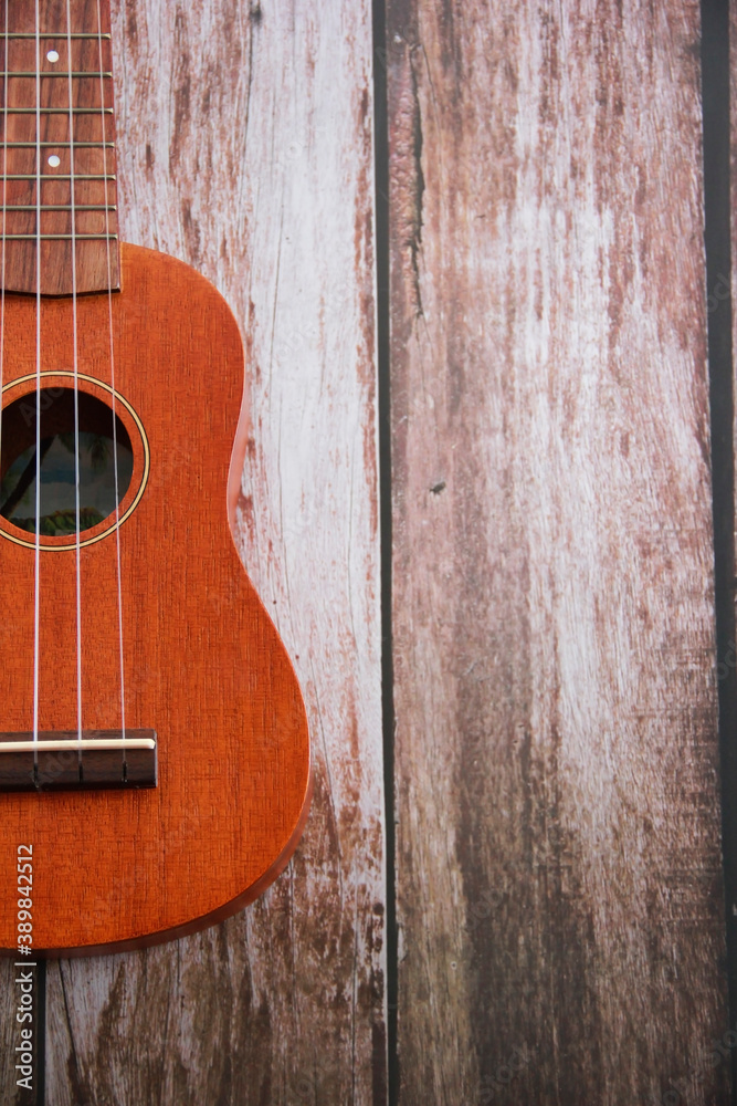 Fototapeta premium musical instrument guitar with strings